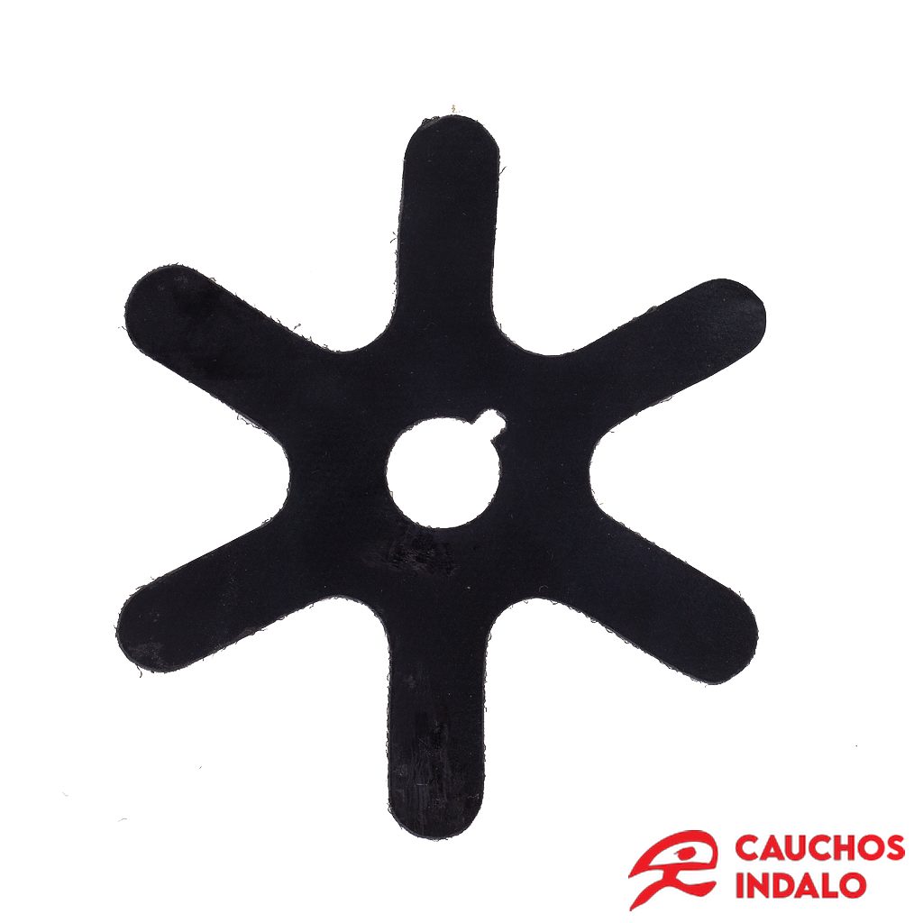 Estrella Peladora Almendra 6 Puntos 140 mm - Recambio VE004 Estrella Peladora Almendra 6 Puntos 140 mm - Recambio VE004