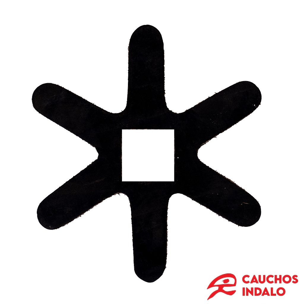 Estrella Peladora 6 Puntas VE043 con Refuerzo de Lona Estrella Peladora 6 Puntas VE043 con Refuerzo de Lona
